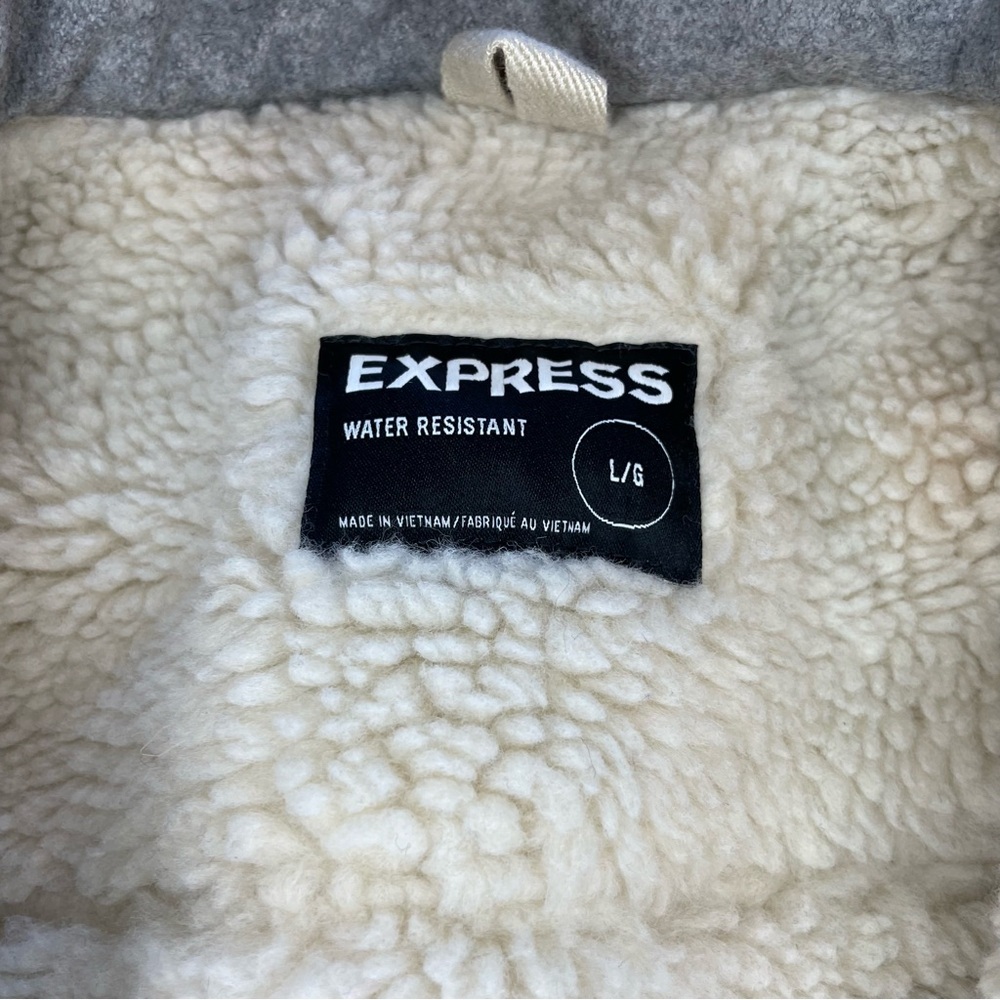 Express Gray Lightweight Jacket Size L - image 2